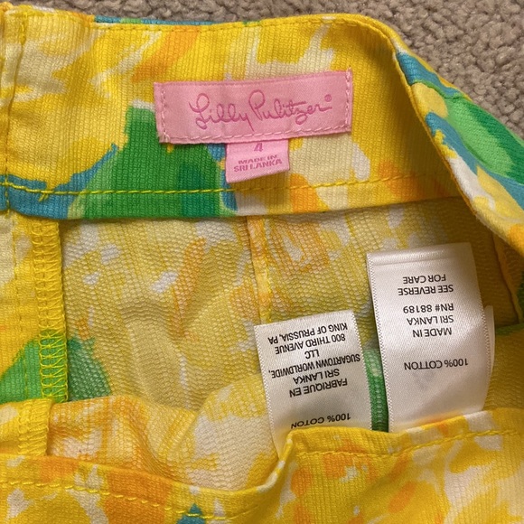 Lilly Yellow First Impressions Shorts - Picture 3 of 4